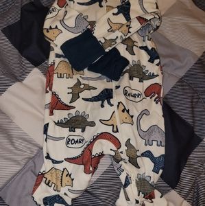 Newborn Footie with fold over mittens